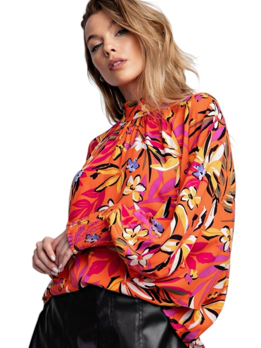 0950:  EASEL NWT TOP ORANGE (H2)